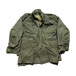 Vintage M65 Military Jacket Men’s S Long‎ Field Alpha Industries OG-107
